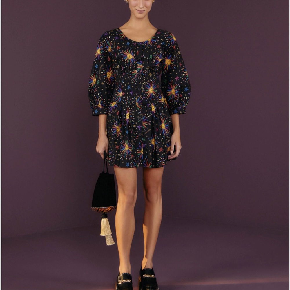 Rainbow Suns Organic Cotton Mini Dress